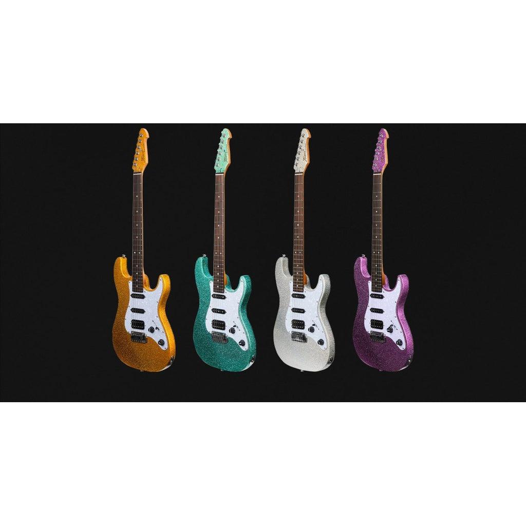 Đàn Guitar Điện Keipro Deluxe Series ST HSS, Rosewood Fingerboard, Sparkle-Mai Nguyên Music