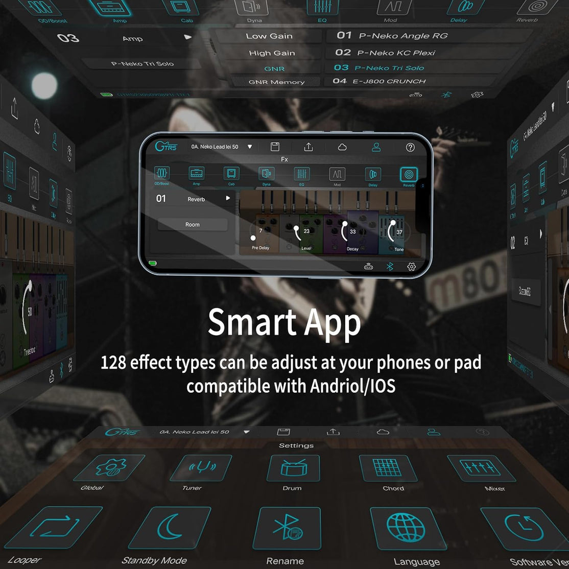 Đàn Guitar Điện Mooer GTRS M800-Mai Nguyên Music