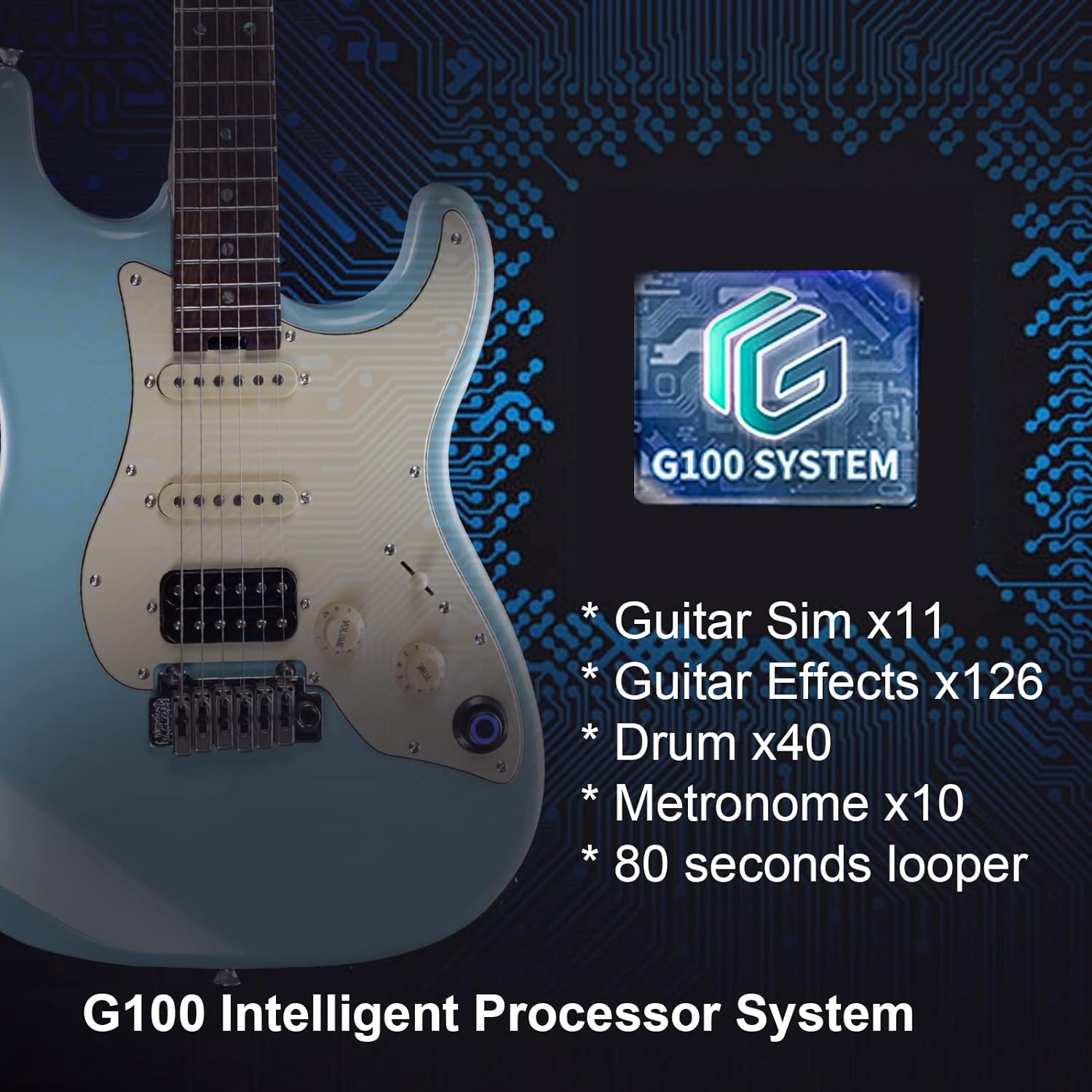 Đàn Guitar Điện Mooer GTRS P800-Mai Nguyên Music