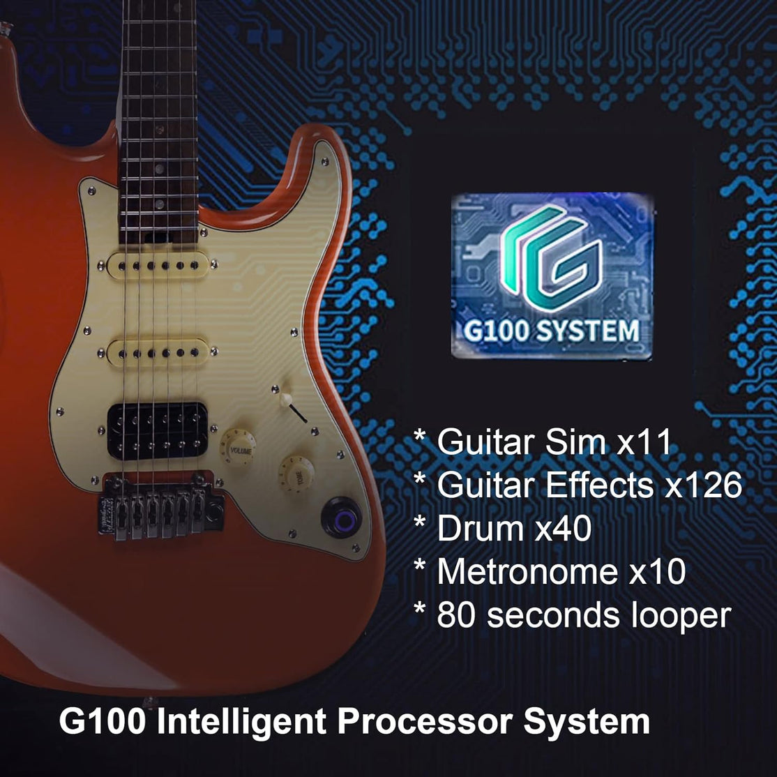 Đàn Guitar Điện Mooer GTRS P800-Mai Nguyên Music