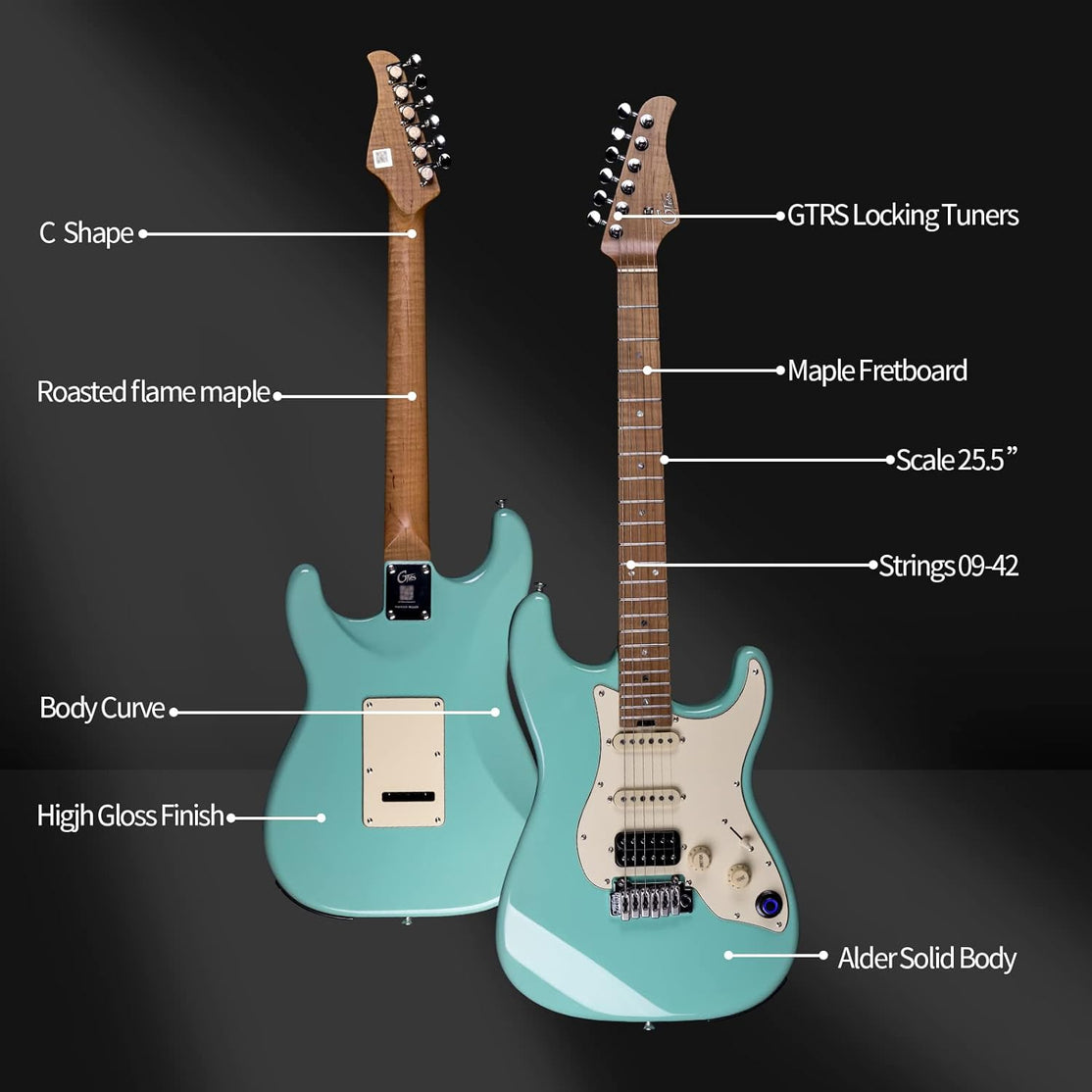 Đàn Guitar Điện Mooer GTRS P801-Mai Nguyên Music