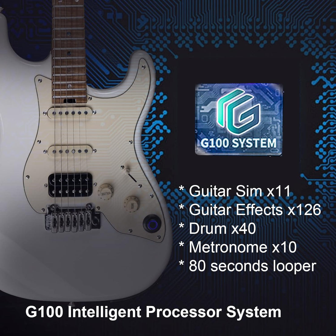 Đàn Guitar Điện Mooer GTRS P801-Mai Nguyên Music