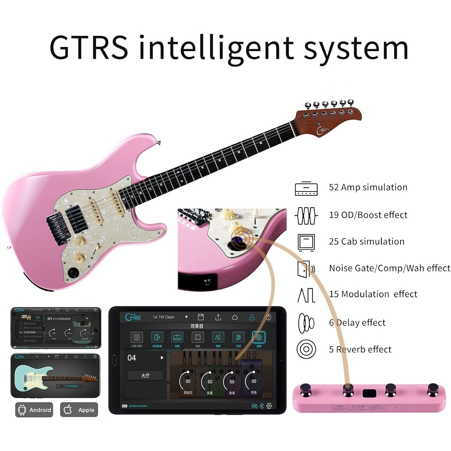 Đàn Guitar Điện Mooer GTRS S800-Mai Nguyên Music