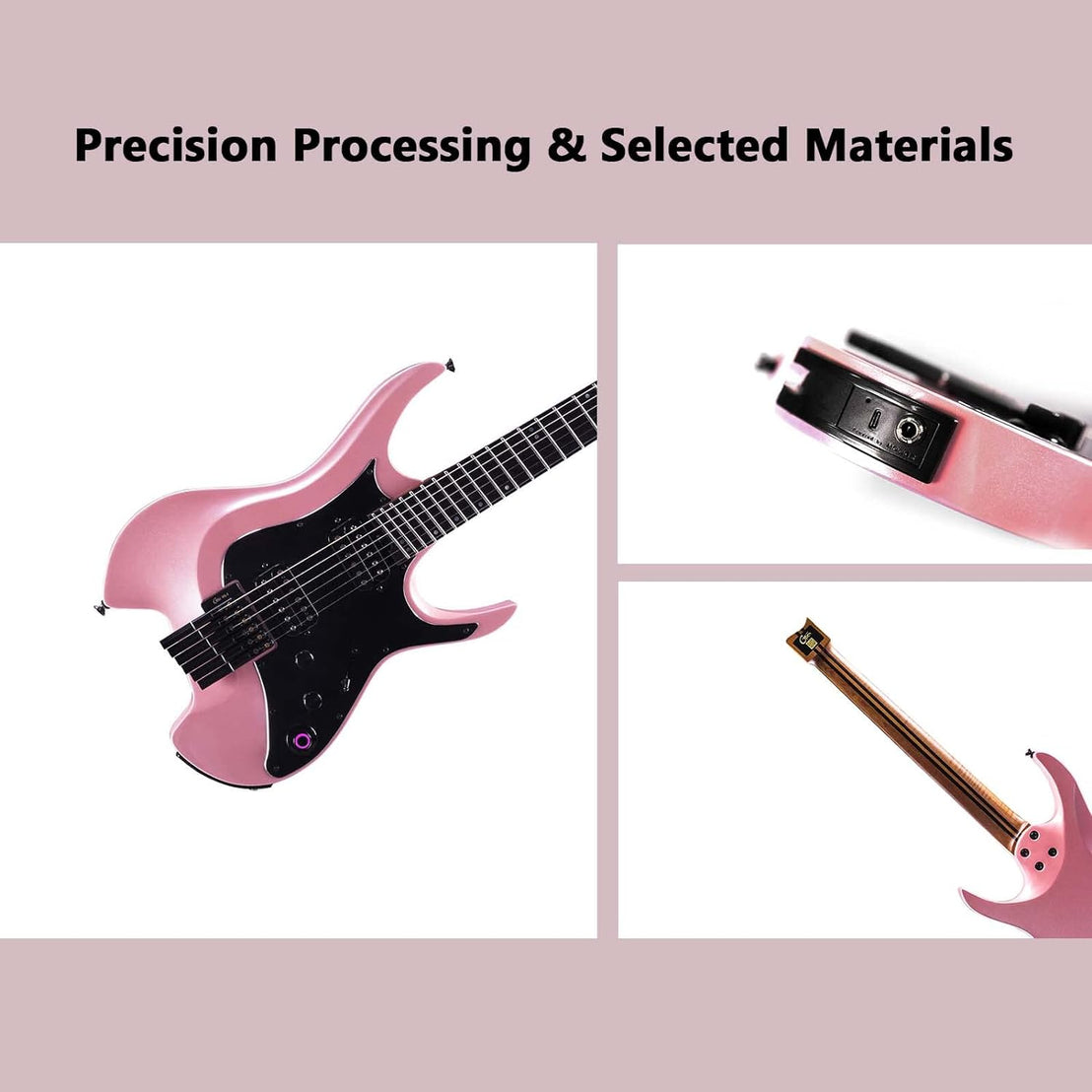 Đàn Guitar Điện Mooer GTRS W800 Headless-Mai Nguyên Music
