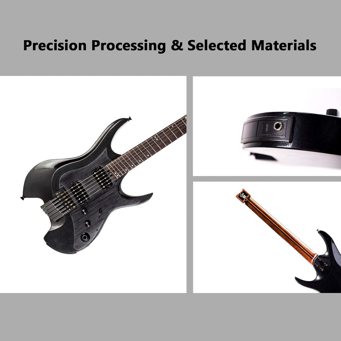 Đàn Guitar Điện Mooer GTRS W800 Headless-Mai Nguyên Music