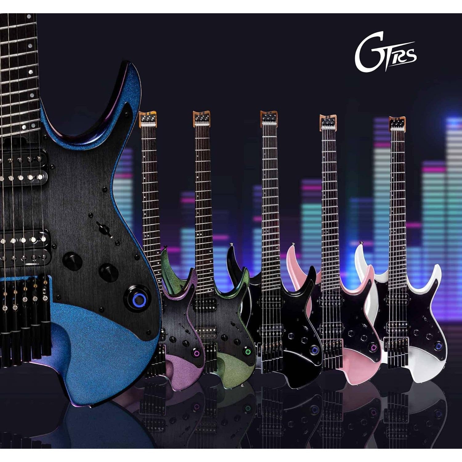 Đàn Guitar Điện Mooer GTRS W800 Headless-Mai Nguyên Music