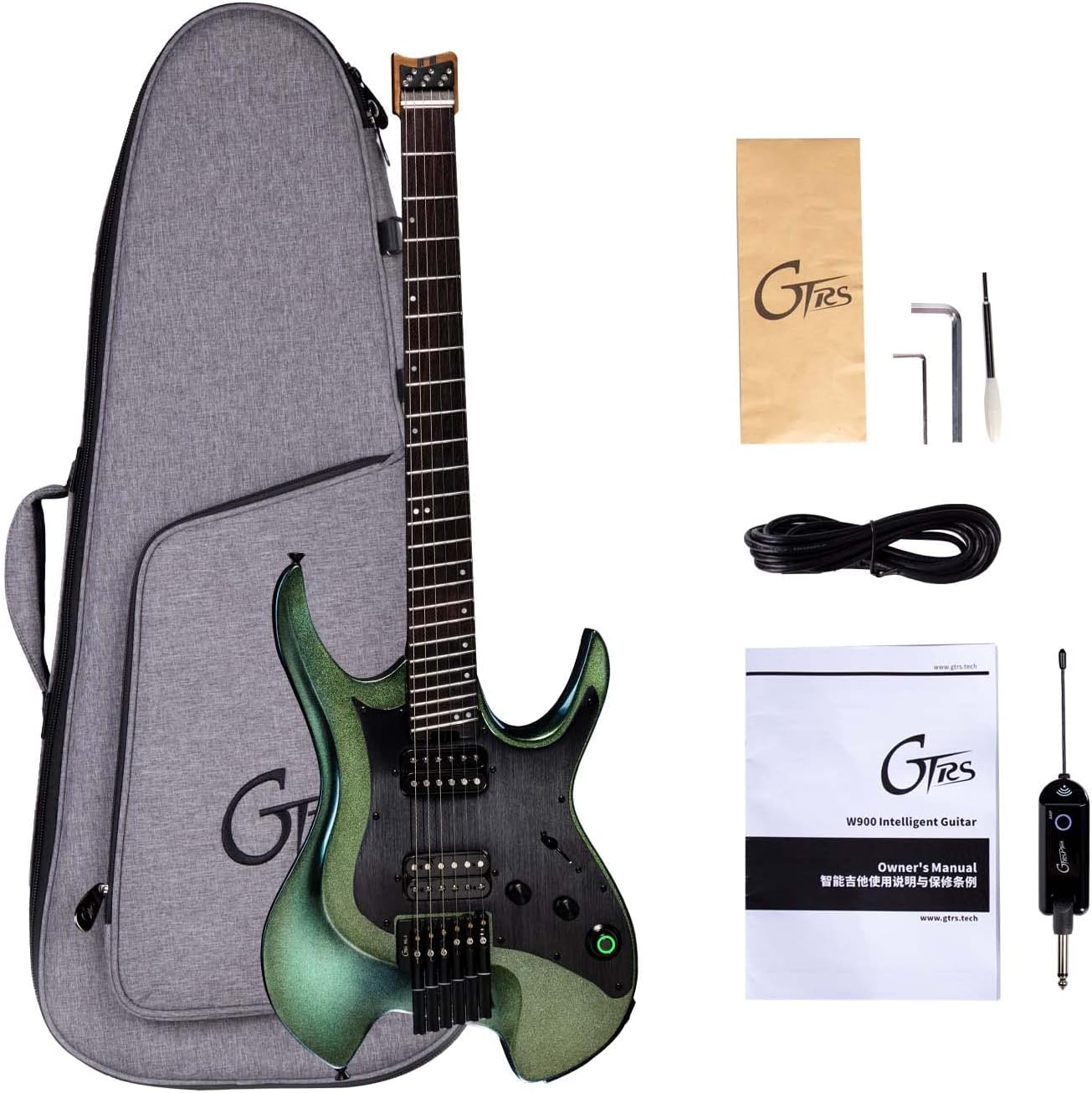 Đàn Guitar Điện Mooer GTRS W900 Headless-Mai Nguyên Music