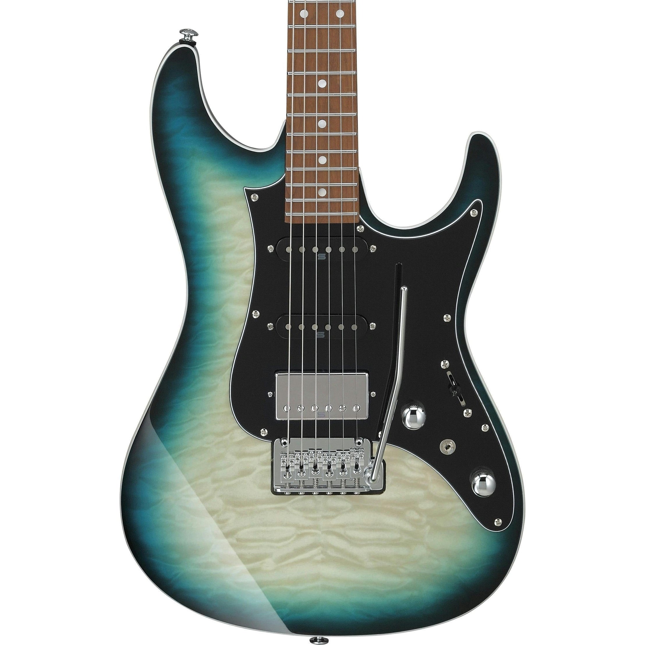 Đàn Guitar Điện Premium Ibanez AZ24P1QM - Deep Ocean Blonde-Mai Nguyên Music