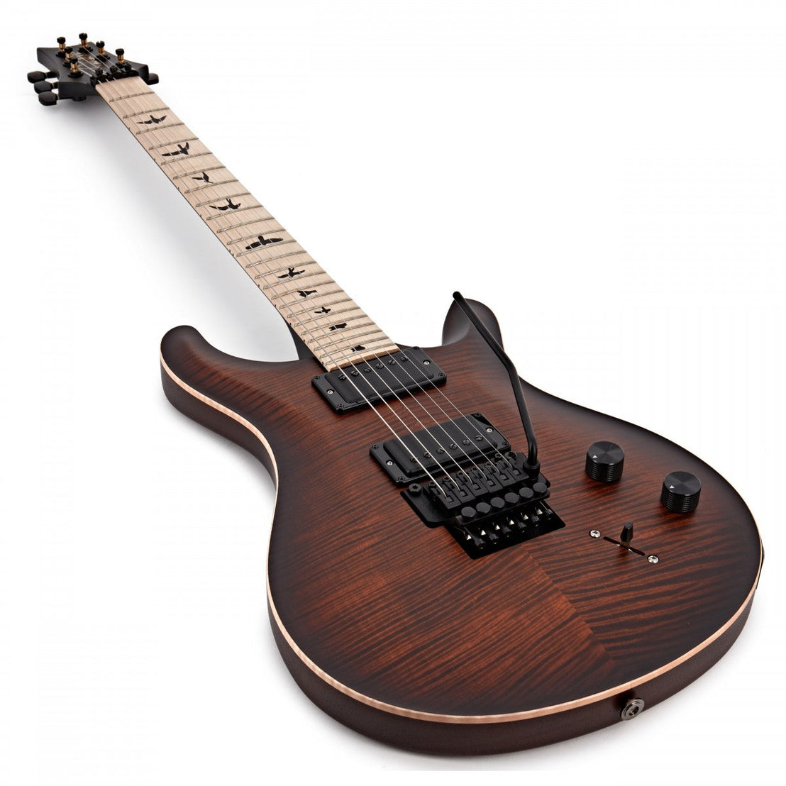 Đàn Guitar Điện PRS Dustie Waring CE 24 Floyd w/Bag, Burnt Amber Smokeburst-Mai Nguyên Music