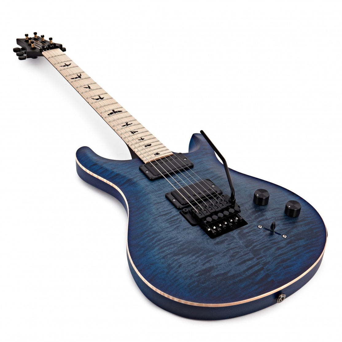Đàn Guitar Điện PRS Dustie Warning CE 24 Floyd w/Bag, Faded Blue Smokeburst-Mai Nguyên Music