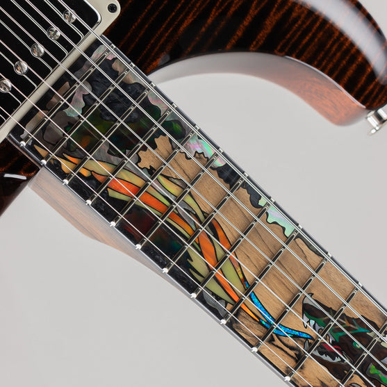Đàn Guitar Điện PRS Private Stock 40th Anniversary McCarty Dragon, Burnt Chestnut-Mai Nguyên Music