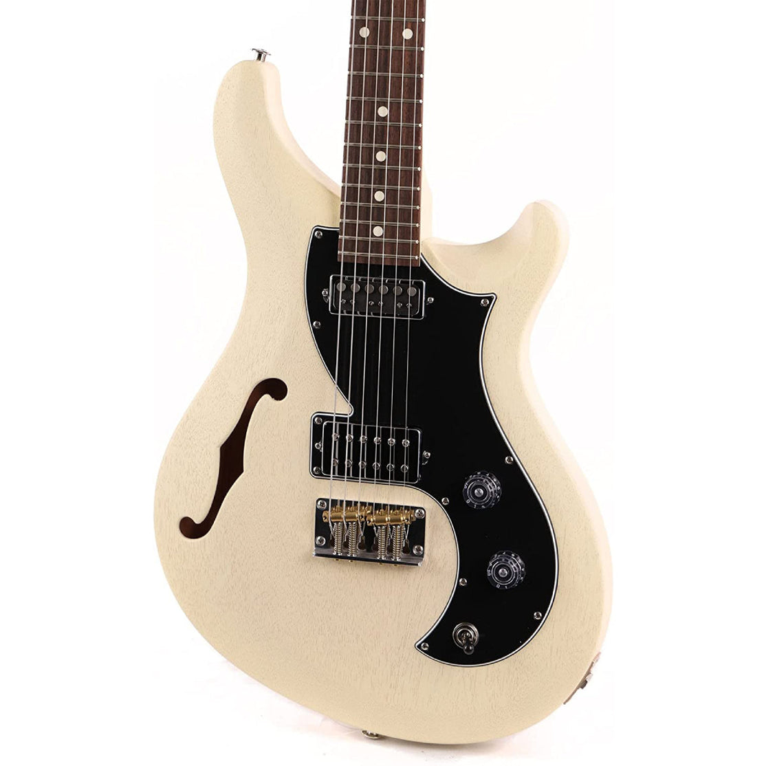 Đàn Guitar Điện PRS S2 Vela Semi-Hollow Satin w/Bag, Antique White-Mai Nguyên Music
