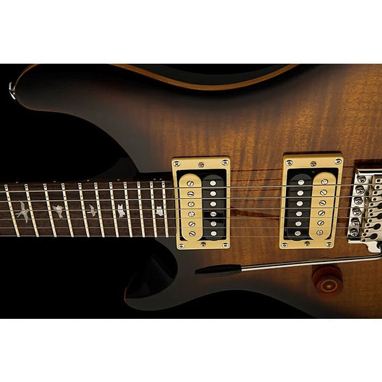 Đàn Guitar Điện PRS SE Custom 24 Lefty w/Bag, Black Gold Burst-Mai Nguyên Music