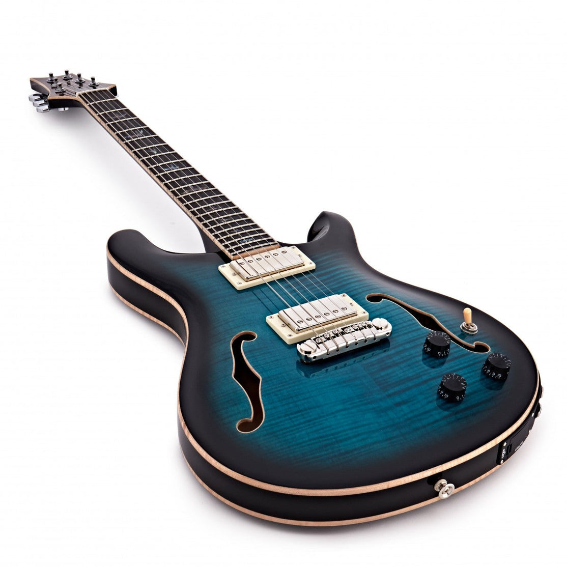 Đàn Guitar Điện PRS SE Hollowbody II Piezo w/Case, Peacock Blue Burst-Mai Nguyên Music