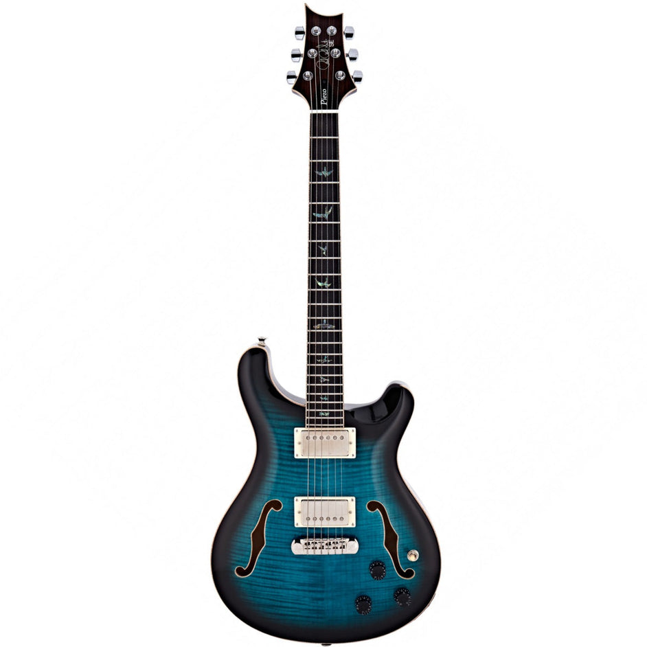 Đàn Guitar Điện PRS SE Hollowbody II Piezo w/Case, Peacock Blue Burst-Mai Nguyên Music