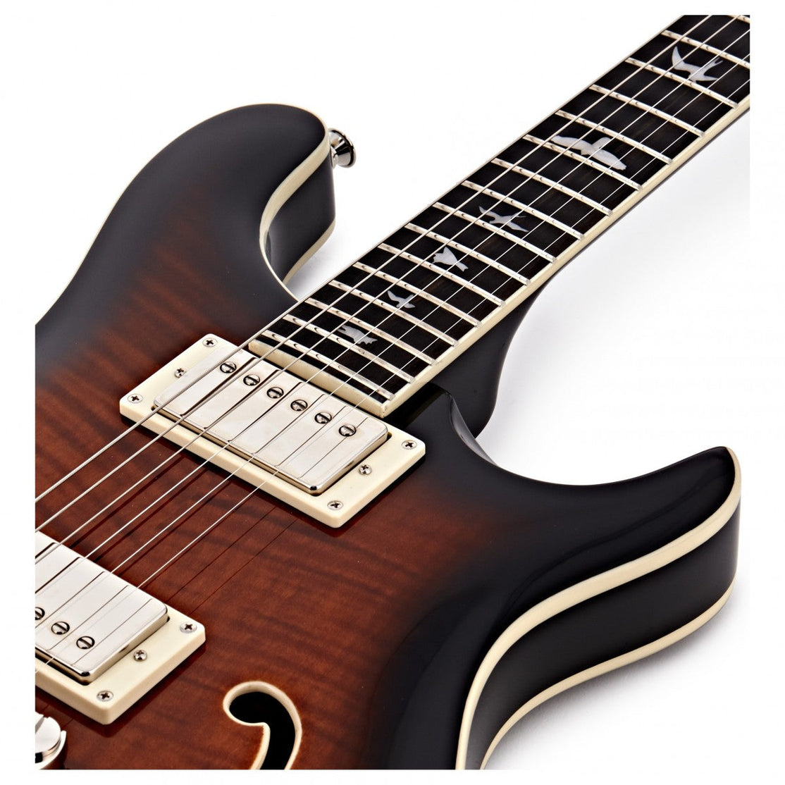 Đàn Guitar Điện PRS SE Hollowbody II w/Case, Black Gold Sunburst-Mai Nguyên Music