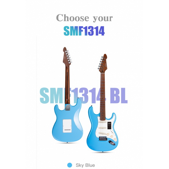 Đàn Guitar Điện Saga SMF1314 Stratocaster SSS-Mai Nguyên Music