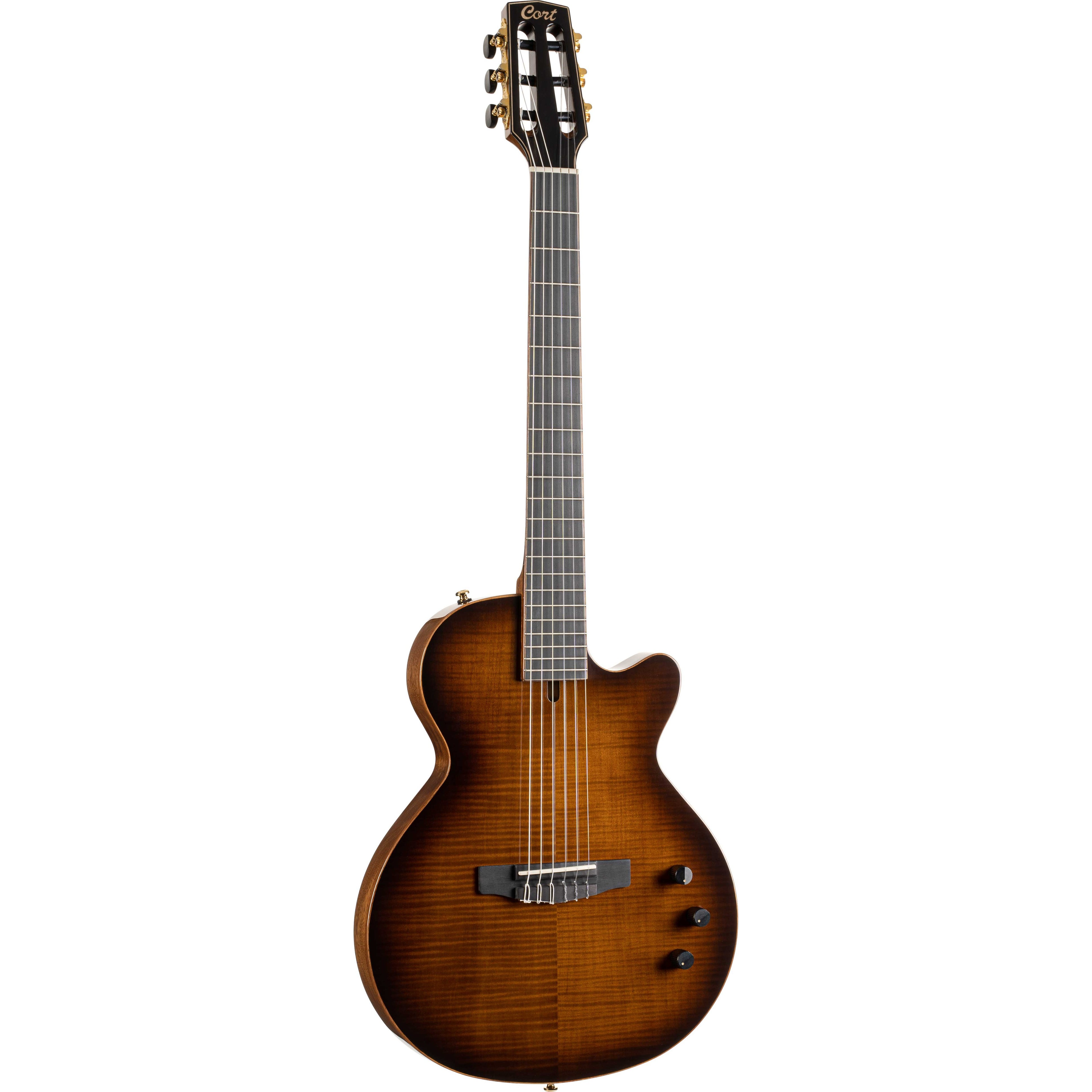 Đàn Guitar Điện Silent Cort Sunset Nylectric DLX-Mai Nguyên Music
