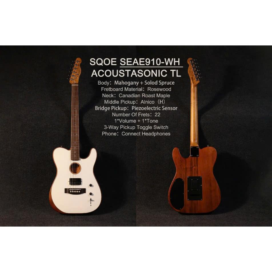 Đàn Guitar Điện Sqoe SEAE910-Mai Nguyên Music