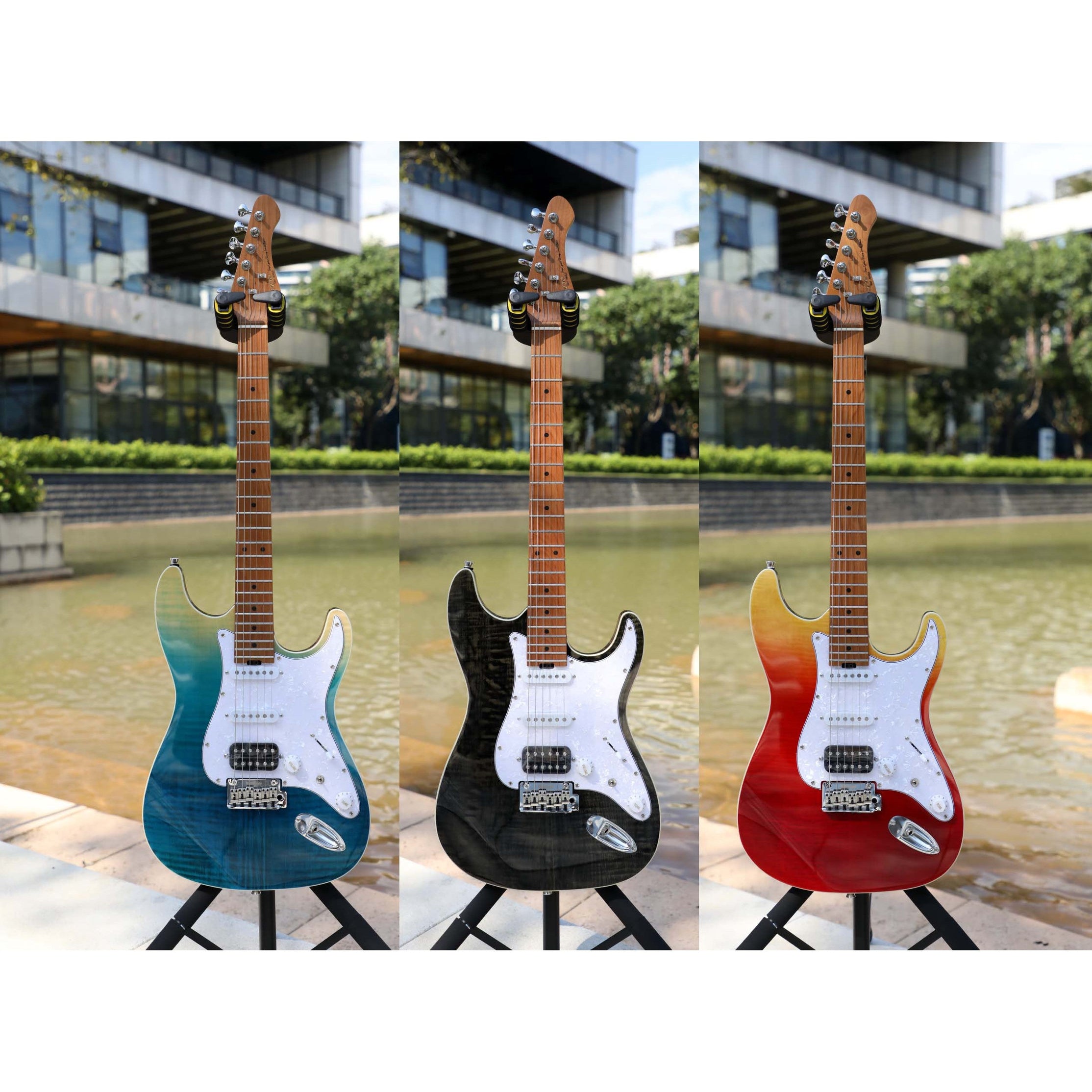 Đàn Guitar Điện Sqoe SEIB900-Mai Nguyên Music