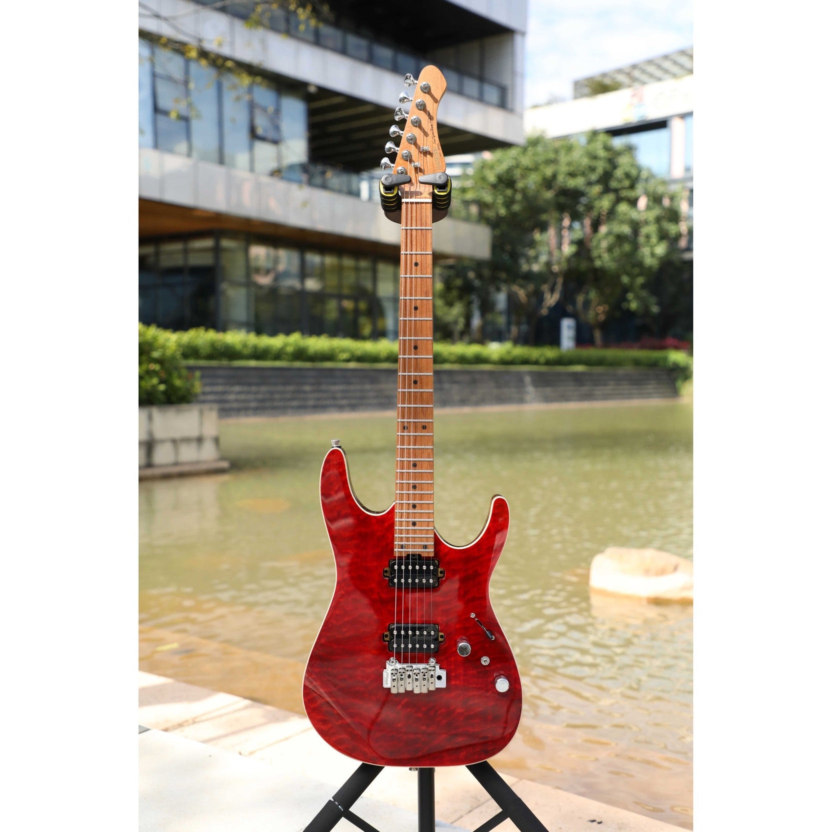 Đàn Guitar Điện Sqoe SEIB950-Mai Nguyên Music