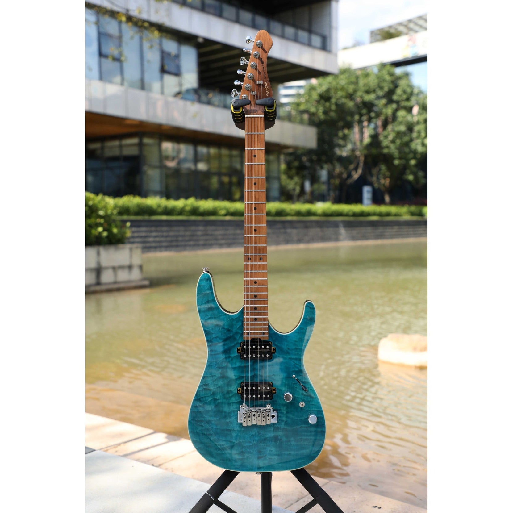 Đàn Guitar Điện Sqoe SEIB950-Mai Nguyên Music