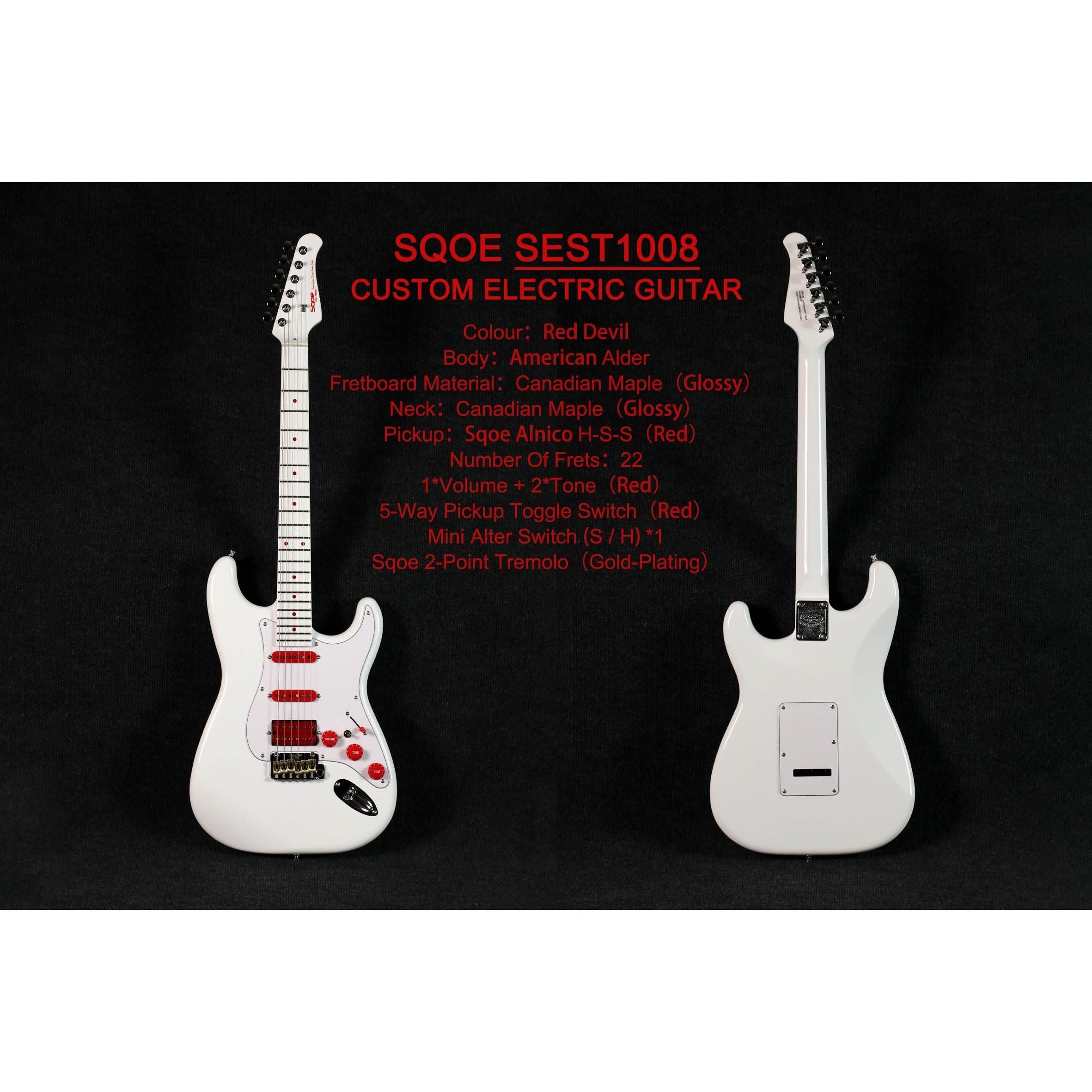 Đàn Guitar Điện Sqoe SEST 1008 Stratocaster-Mai Nguyên Music