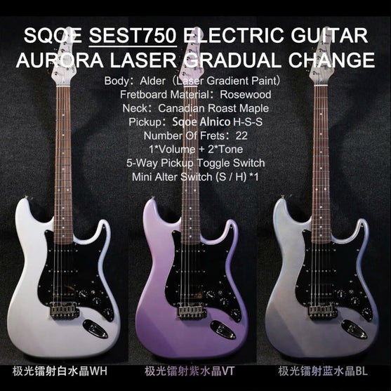 Đàn Guitar Điện Sqoe SEST750-Mai Nguyên Music