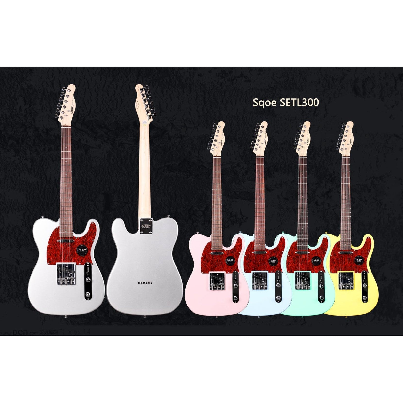 Đàn Guitar Điện Sqoe SETL300 Telecaster-Mai Nguyên Music