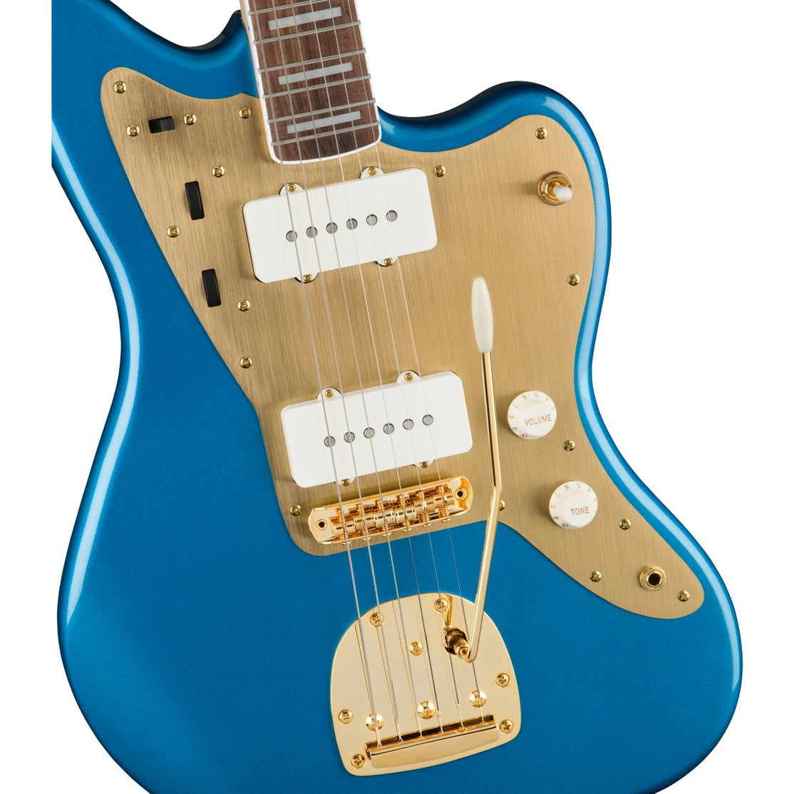 Đàn Guitar Điện Squier 40th Anniversary Jazzmaster Gold Edition, Larel Fingerboard, Lake Placid Blue-Mai Nguyên Music