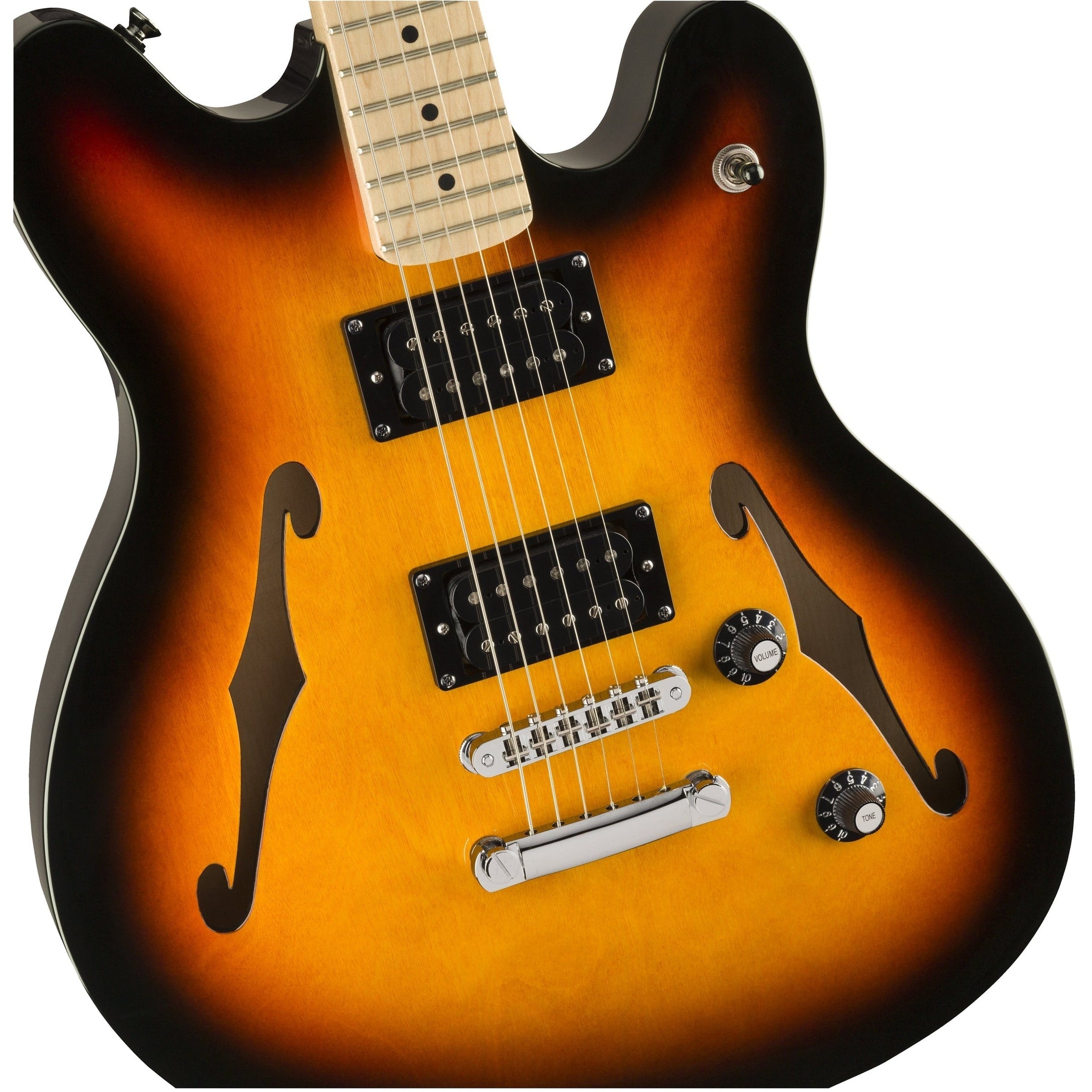Đàn Guitar Điện Squier Affinity Series Starcaster, Maple Fingerboard, 3-Color Sunburst-Mai Nguyên Music