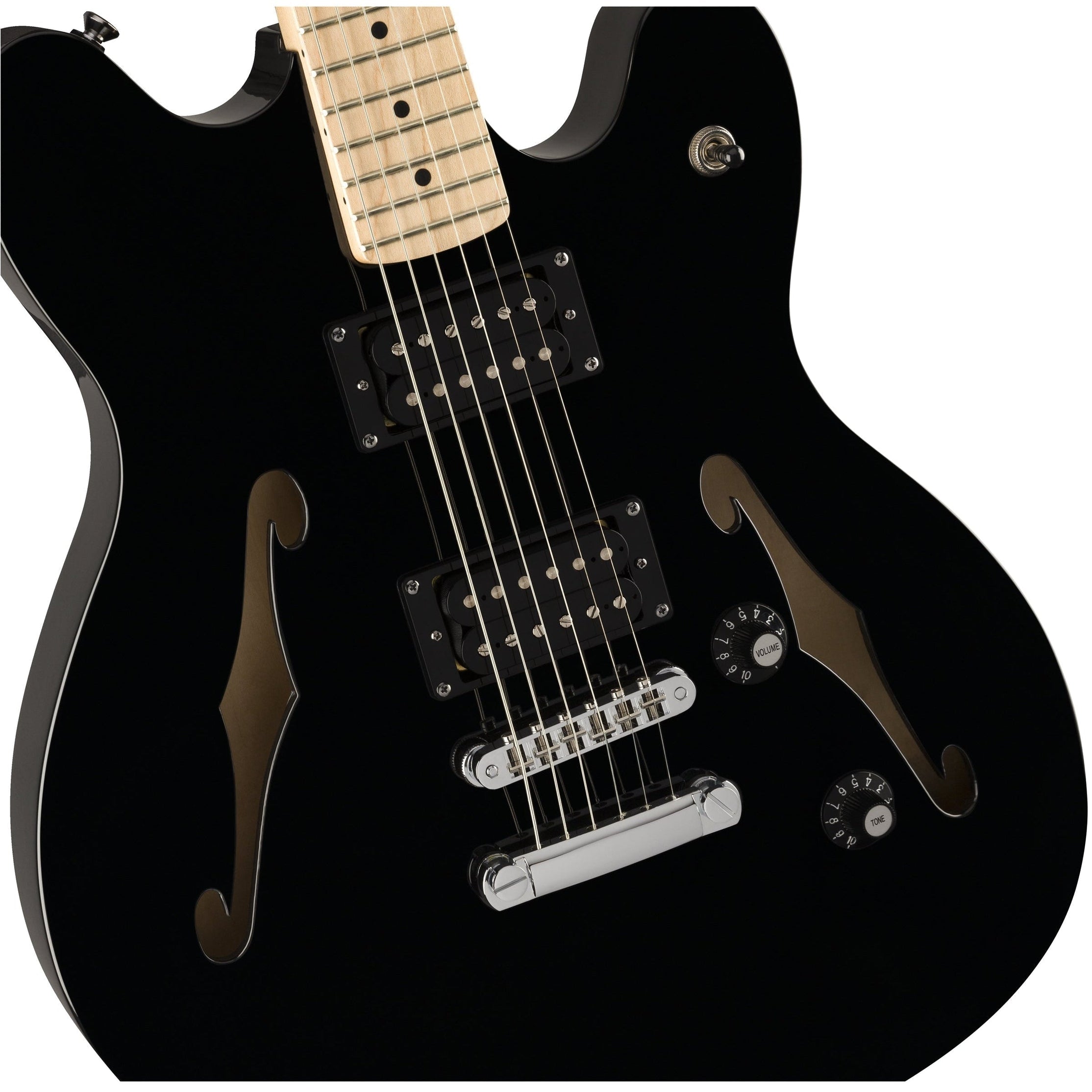 Đàn Guitar Điện Squier Affinity Series Starcaster, Maple Fingerboard, Black-Mai Nguyên Music