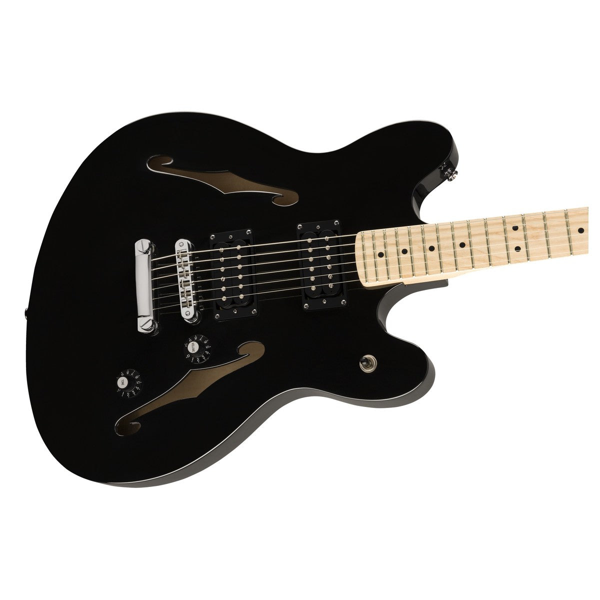 Đàn Guitar Điện Squier Affinity Series Starcaster, Maple Fingerboard, Black-Mai Nguyên Music