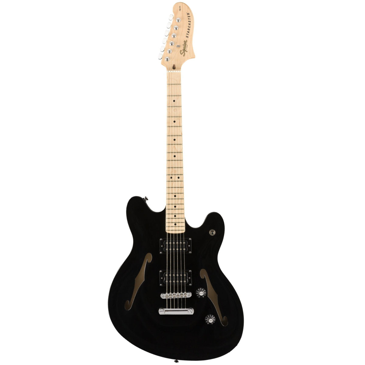 Đàn Guitar Điện Squier Affinity Series Starcaster, Maple Fingerboard, Black-Mai Nguyên Music