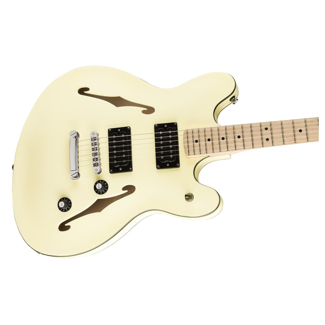 Đàn Guitar Điện Squier Affinity Series Starcaster, Maple Fingerboard, Olympic White-Mai Nguyên Music
