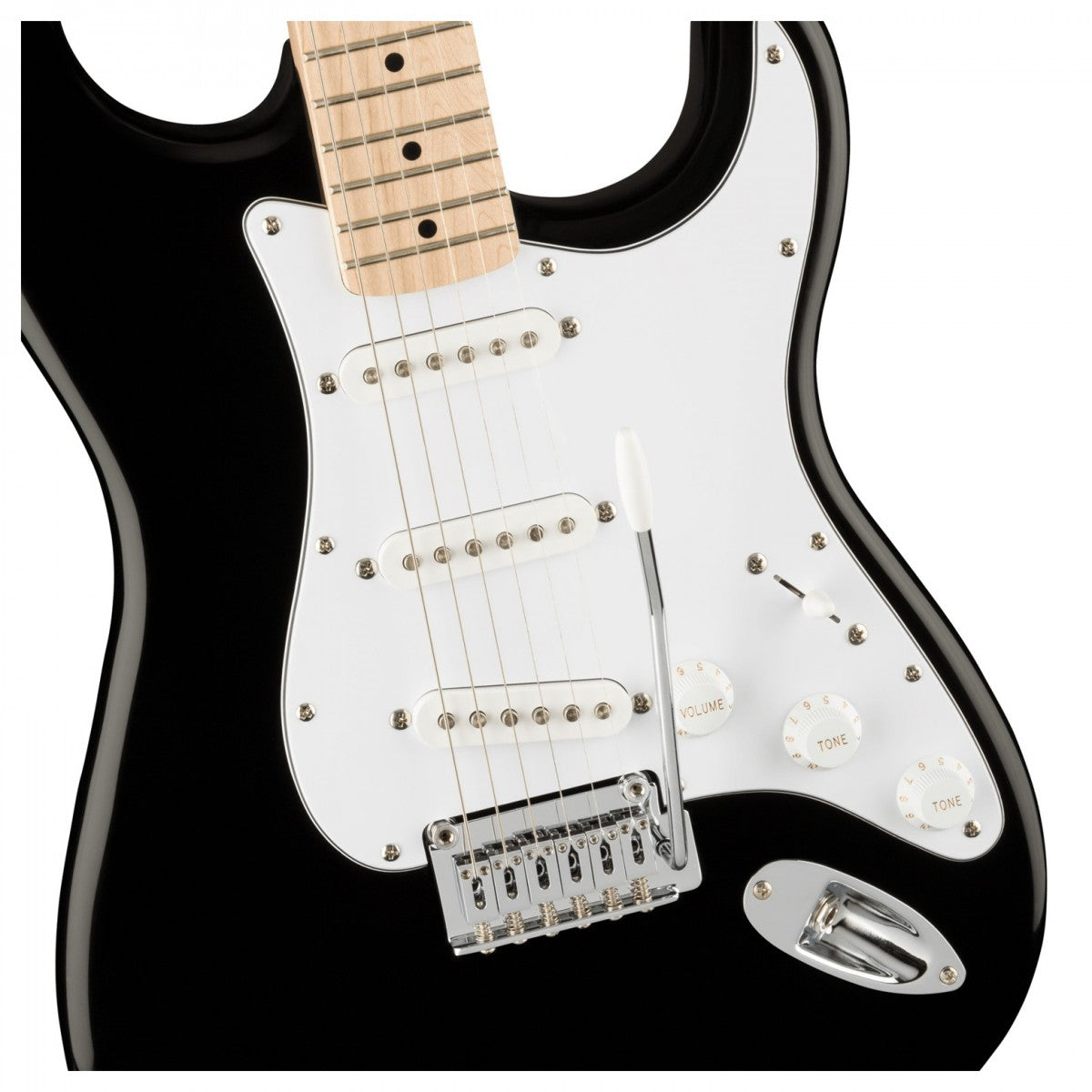Đàn Guitar Điện Squier Affinity Series Stratocaster, Maple Fingerboard, Black-Mai Nguyên Music