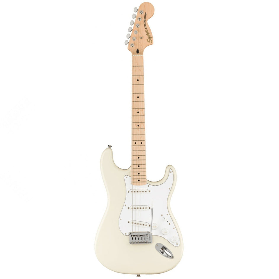 Đàn Guitar Điện Squier Affinity Series Stratocaster, Maple Fingerboard, Olympic White-Mai Nguyên Music