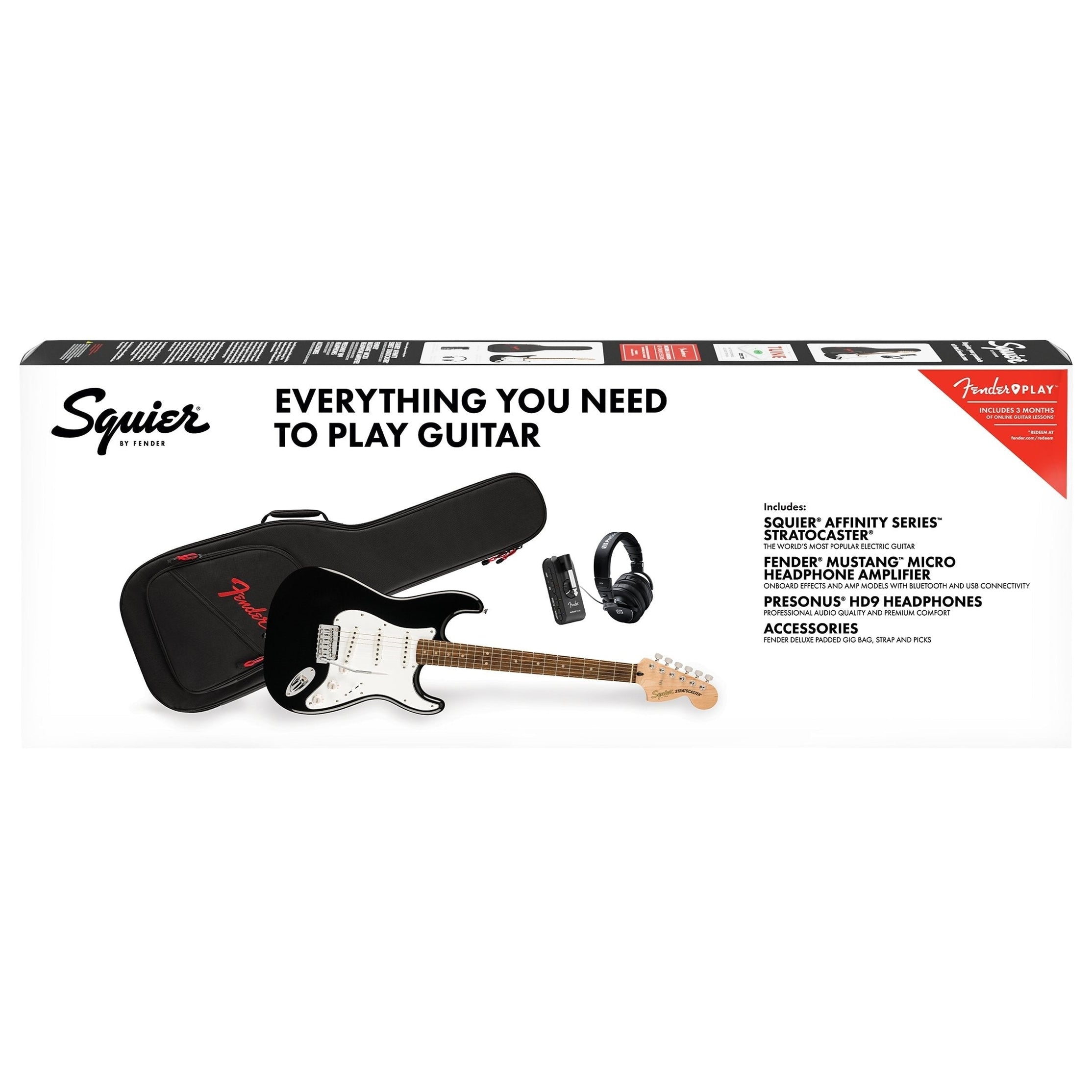 Đàn Guitar Điện Squier Affinity Series Stratocaster Mustang Micro Pack-Mai Nguyên Music