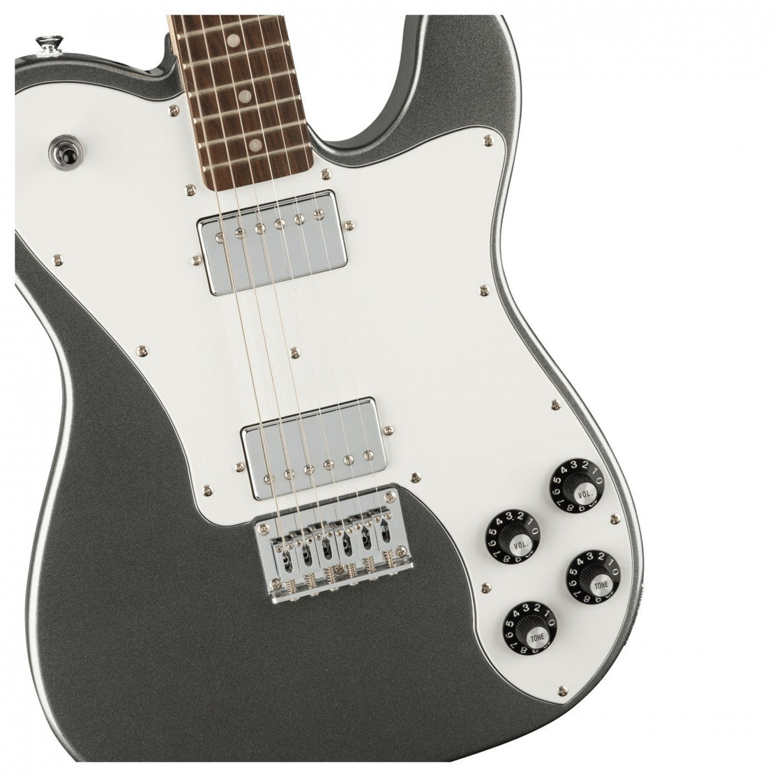 Đàn Guitar Điện Squier Affinity Series Telecaster Deluxe, Laurel Fingerboard, Charcoal Frost Metallic-Mai Nguyên Music