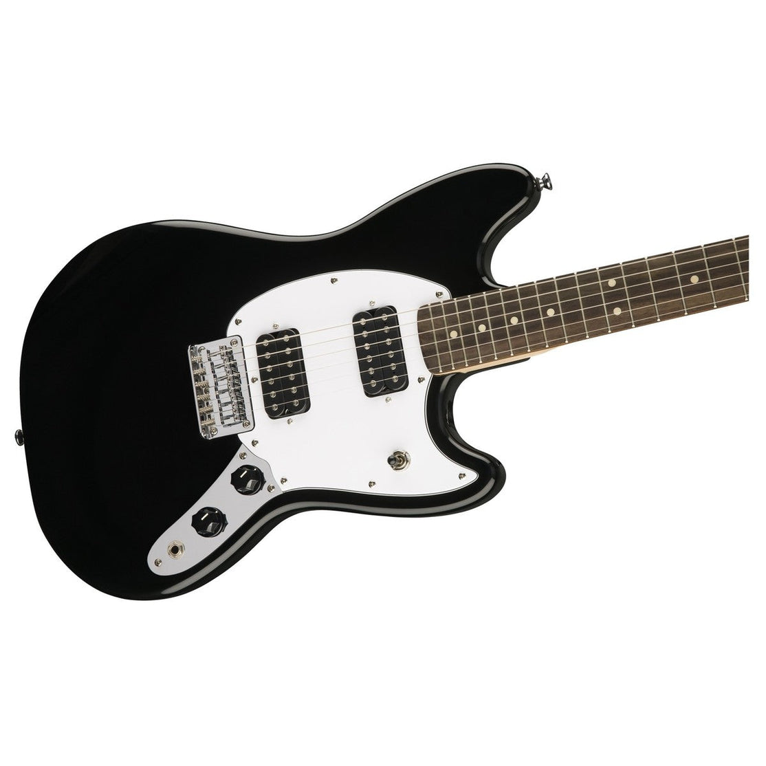 Đàn Guitar Điện Squier Bullet Mustang HH, Laurel Fingerboard, Black-Mai Nguyên Music