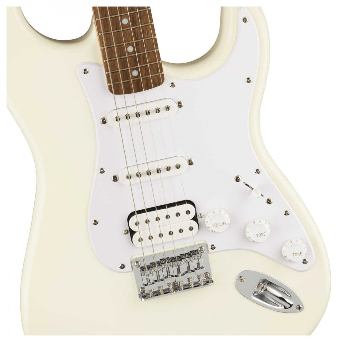 Đàn Guitar Điện Squier Bullet Stratocaster HSS, Laurel Fingerboard, Arctic White-Mai Nguyên Music