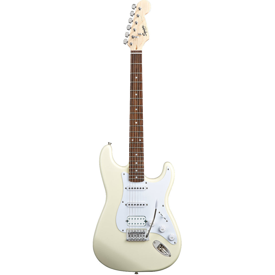 Đàn Guitar Điện Squier Bullet Stratocaster HSS, Laurel Fingerboard, Arctic White-Mai Nguyên Music