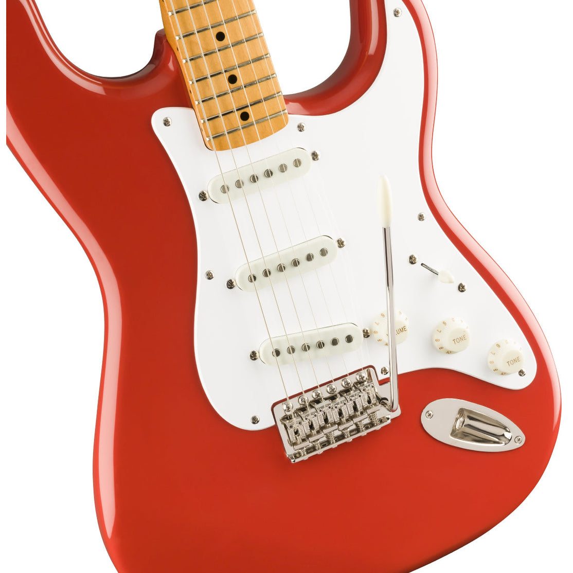 Đàn Guitar Điện Squier Classic Vibe 50s Stratocaster, Maple Fingerboard, Fiesta Red-Mai Nguyên Music