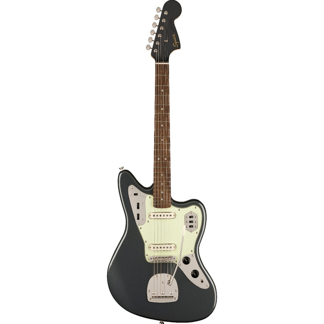 Đàn Guitar Điện Squier Classic Vibe 60s Jaguar, Laurel Fingerboard, Charcoal Frost Metallic-Mai Nguyên Music