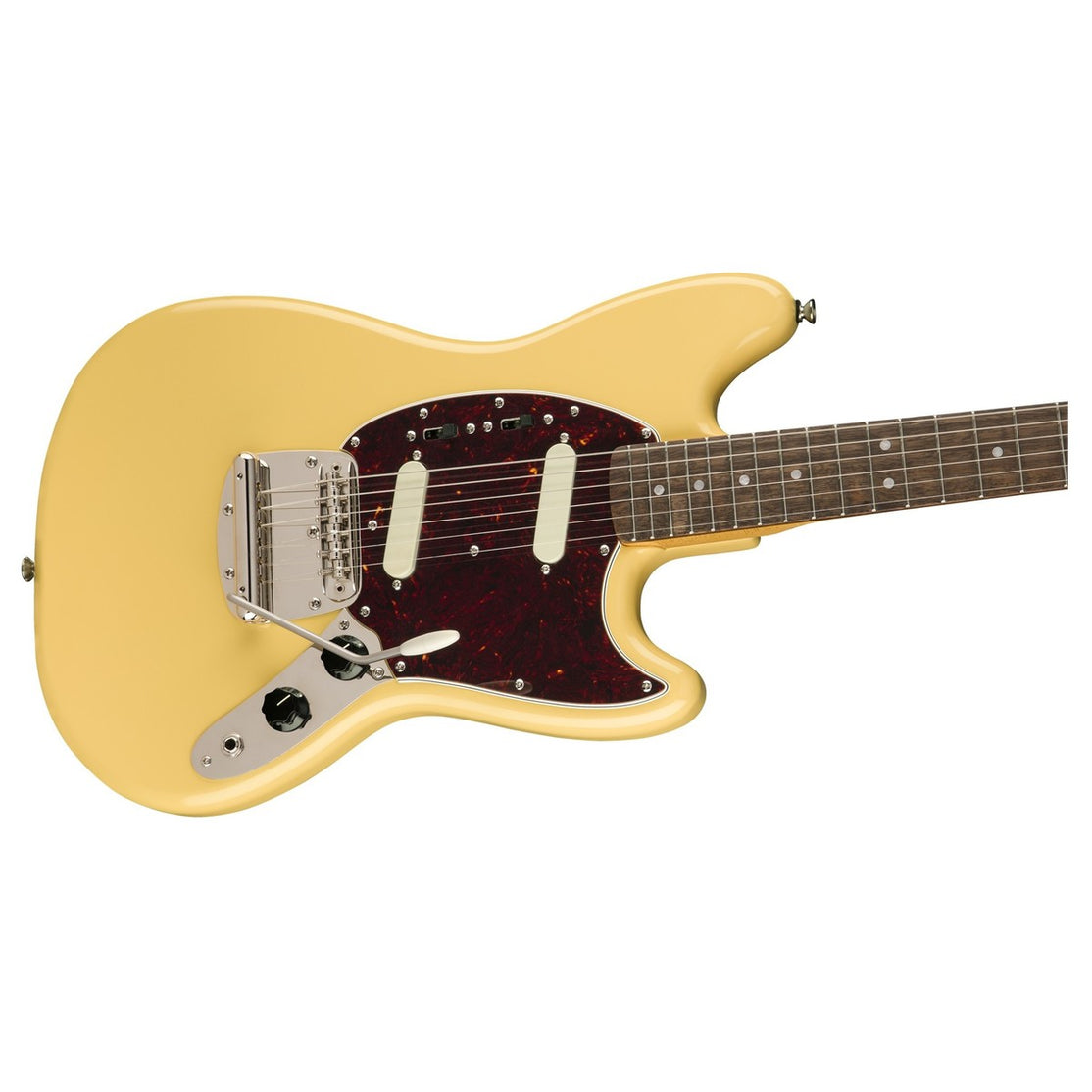 Đàn Guitar Điện Squier Classic Vibe 60s Mustang, Laurel Fingerboard, Vintage White-Mai Nguyên Music