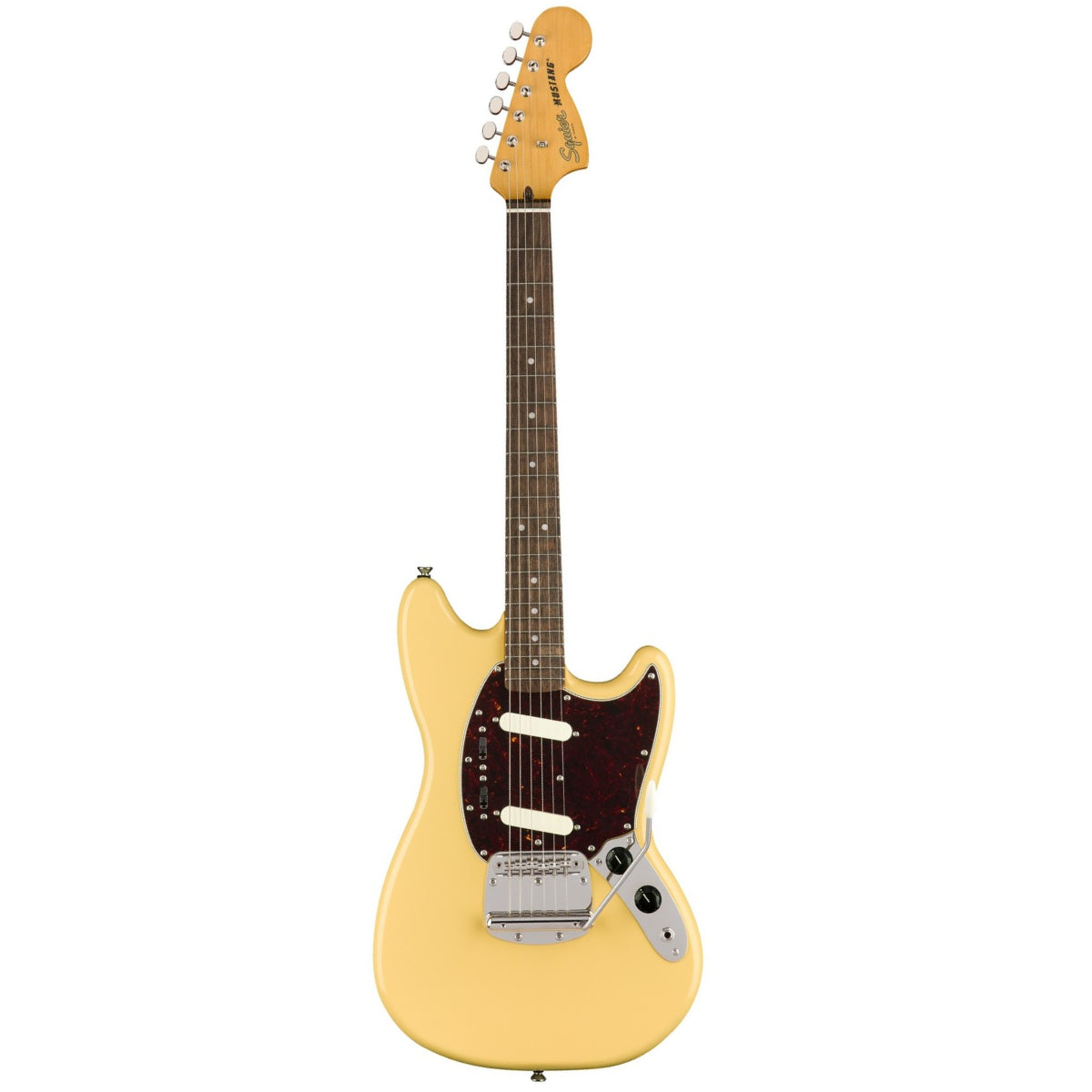 Đàn Guitar Điện Squier Classic Vibe 60s Mustang, Laurel Fingerboard, Vintage White-Mai Nguyên Music