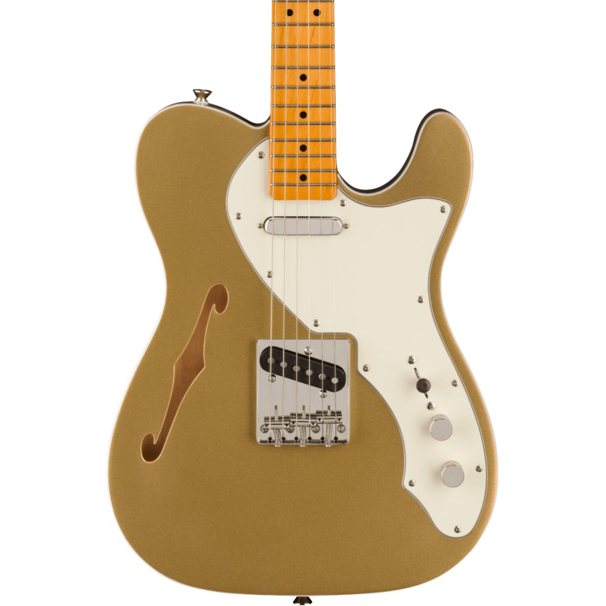 Đàn Guitar Điện Squier Classic Vibe 60s Telecaster Thinline, Maple Fingerboard, Aztec Gold-Mai Nguyên Music