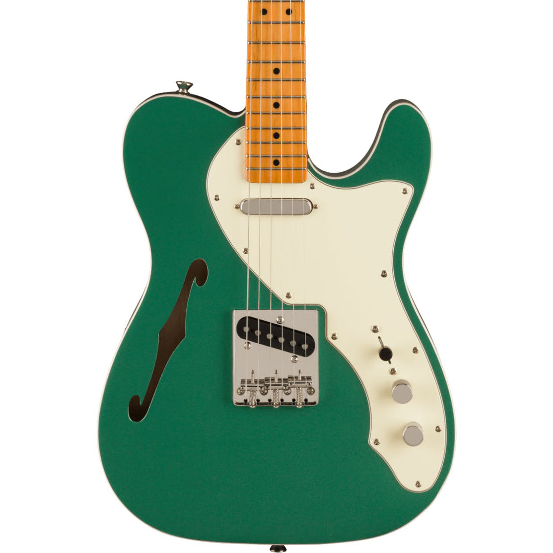 Đàn Guitar Điện Squier Classic Vibe 60s Telecaster Thinline, Maple Fingerboard, Sherwood Green-Mai Nguyên Music