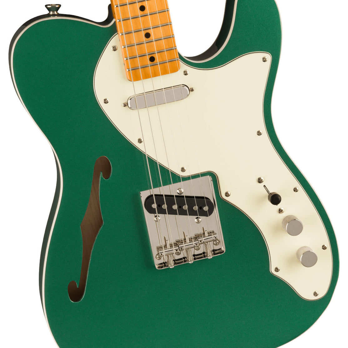 Đàn Guitar Điện Squier Classic Vibe 60s Telecaster Thinline, Maple Fingerboard, Sherwood Green-Mai Nguyên Music