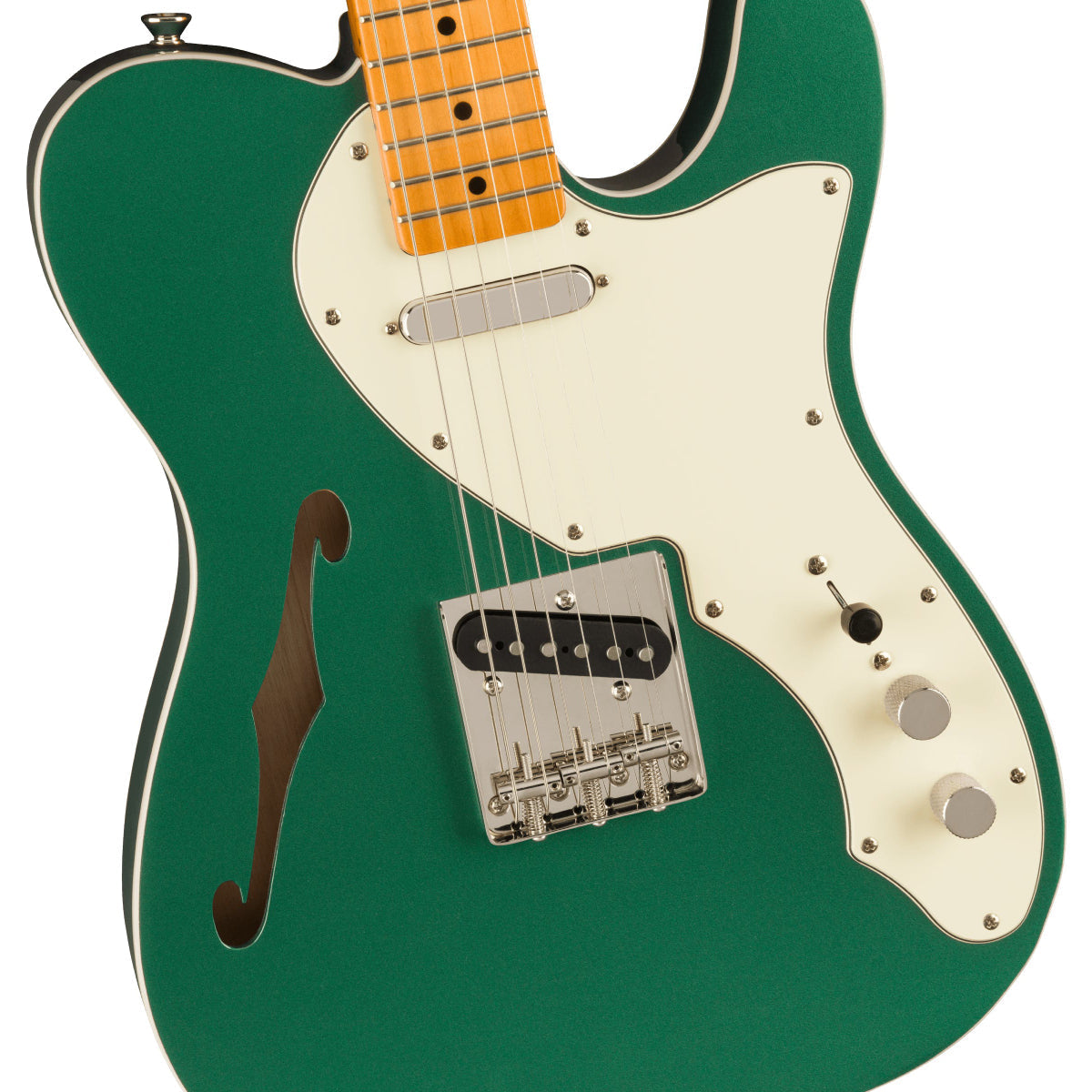 Đàn Guitar Điện Squier Classic Vibe 60s Telecaster Thinline, Maple Fingerboard, Sherwood Green-Mai Nguyên Music